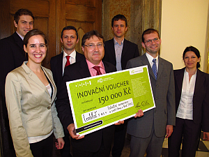 Prémiový inovační voucher za nejlepší spolupráci (Lentikat's a Fakultní nemocnice u Svaté Anny - Mezinárodní centrum klinického výzkumu))
