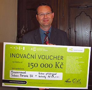 Prémiový inovační voucher za nejlepší spolupráci (Measurement Technic Moravia a Ústav přístrojové techniky)